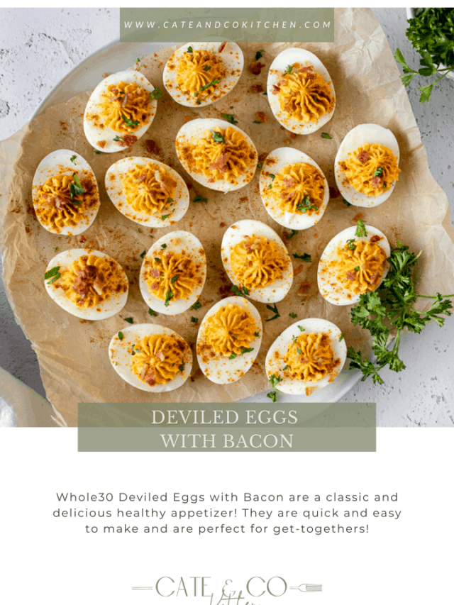 Whole30 Deviled Eggs with Baco